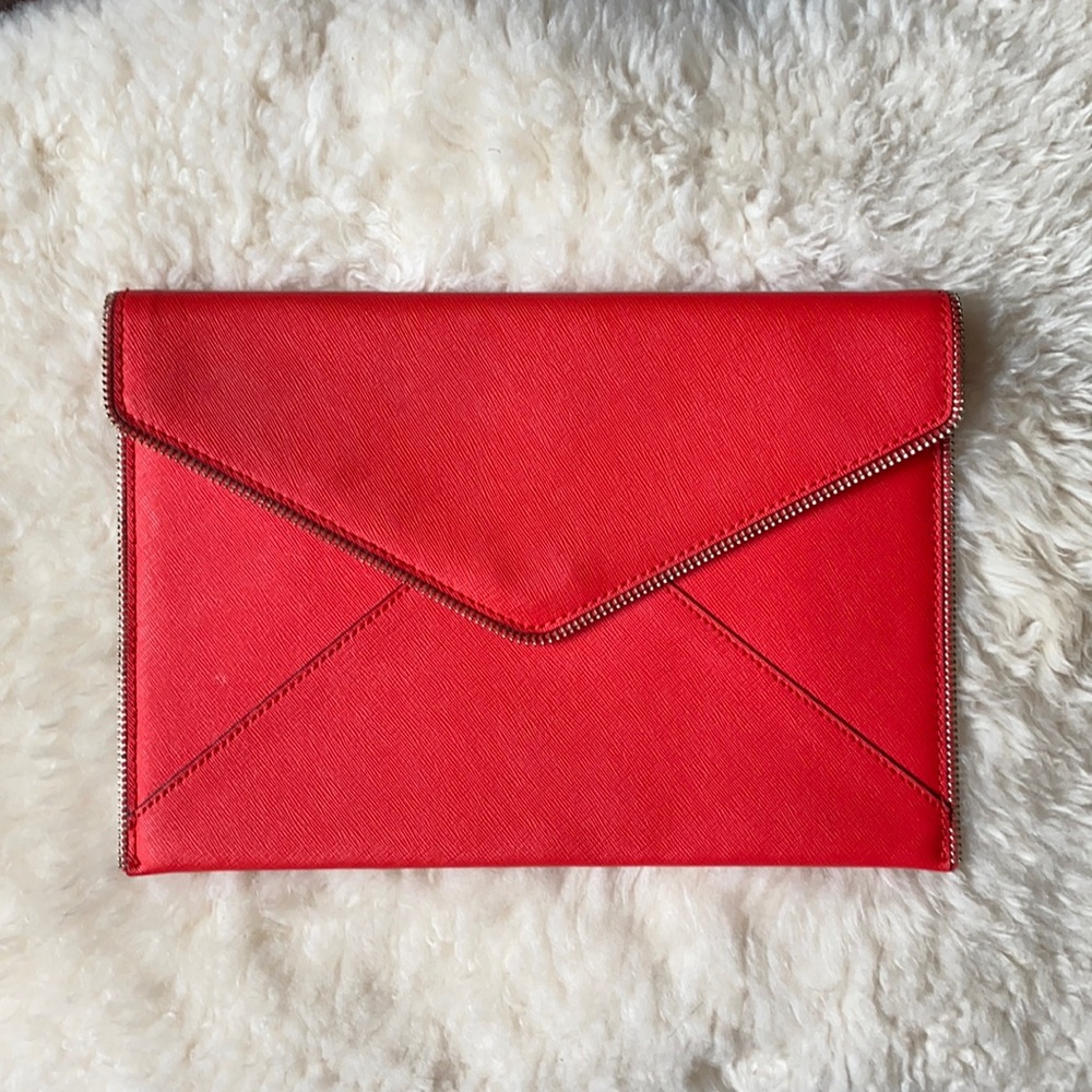Rebecca Minkoff Leo Envelope Clutch, Red